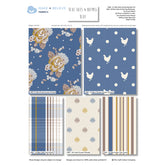 Ciel bleu et noix de muscade par Stuart Hillard Fat Quarters (2986)
